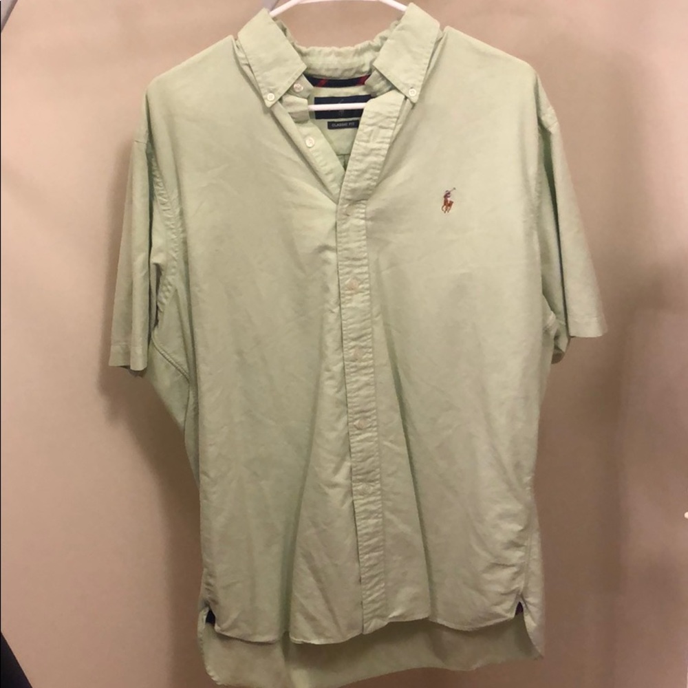 Men’s SS polo button down